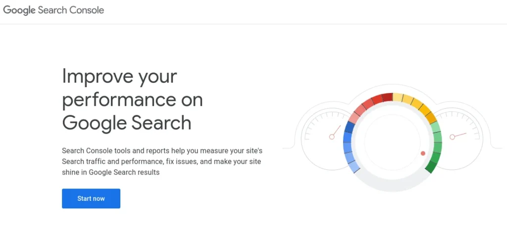 Google Search Console dashboard displaying indexing, crawl status, and performance data for AI and traditional search optimization