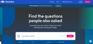 AlsoAsked People Also Ask Visual Map Dashboard AlsoAsked People Also Ask Visual Map Dashboard
