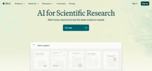 Elicit AI Research Assistant Organizing Academic Papers Into Comparison Table for College Literature Review