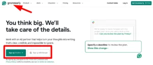 Grammarly AI Writing Assistant Checking College Essay Grammar and Style in Real Time