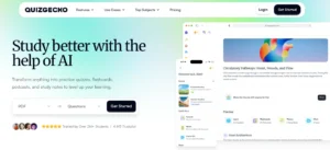 Quiz Gecko Free AI Exam Preparation Tool Converting College Study Notes Into Practice Questions