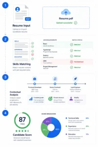 AI Resume Screening Workflow and Scoring Process