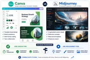Design AI Tools: Canva vs Midjourney Comparison Guide Design AI Tools: Canva vs Midjourney Comparison Guide