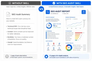 SEO Audit Output Before and After Claude Skills SEO Audit Output Before and After Claude Skills