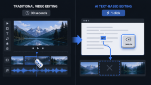 Text Based Video Editing vs Traditional Timeline Editing Text Based Video Editing vs Traditional Timeline Editing